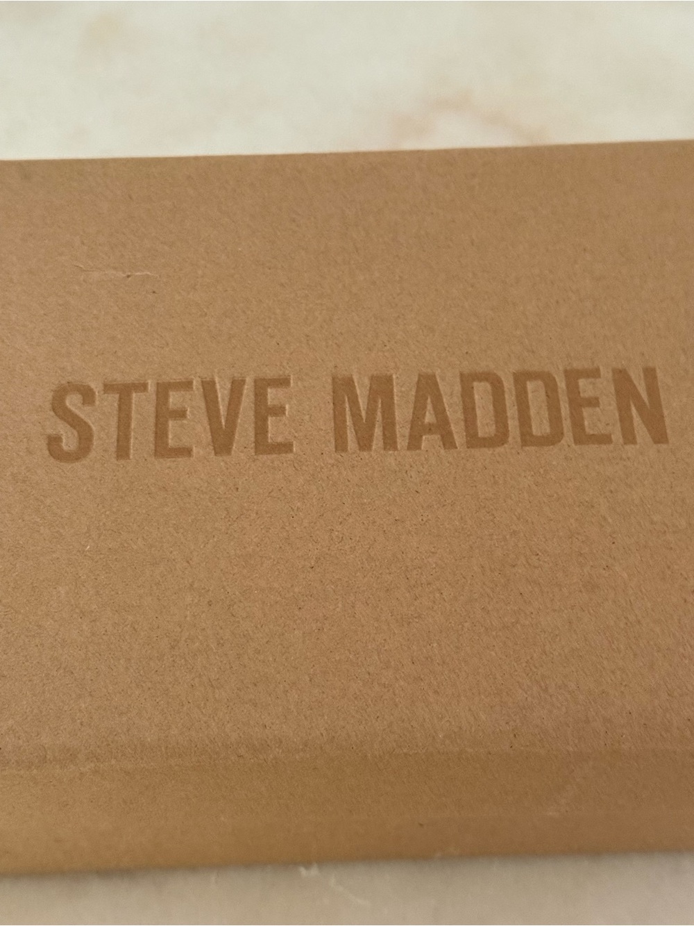 Steve Madden Taupe Braided Crystal Slide Sandals - Picture 5 of 6